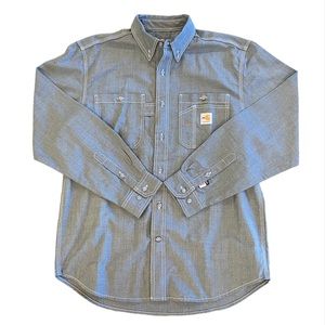 NWOT Carhartt Force Flame Resistant Loose Fit Lightweight Button Front Shirt